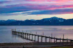 Sonnenuntergang am Chiemsee